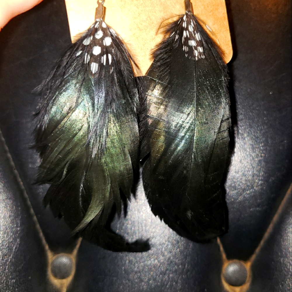 Feather Earrings 🪶🍂